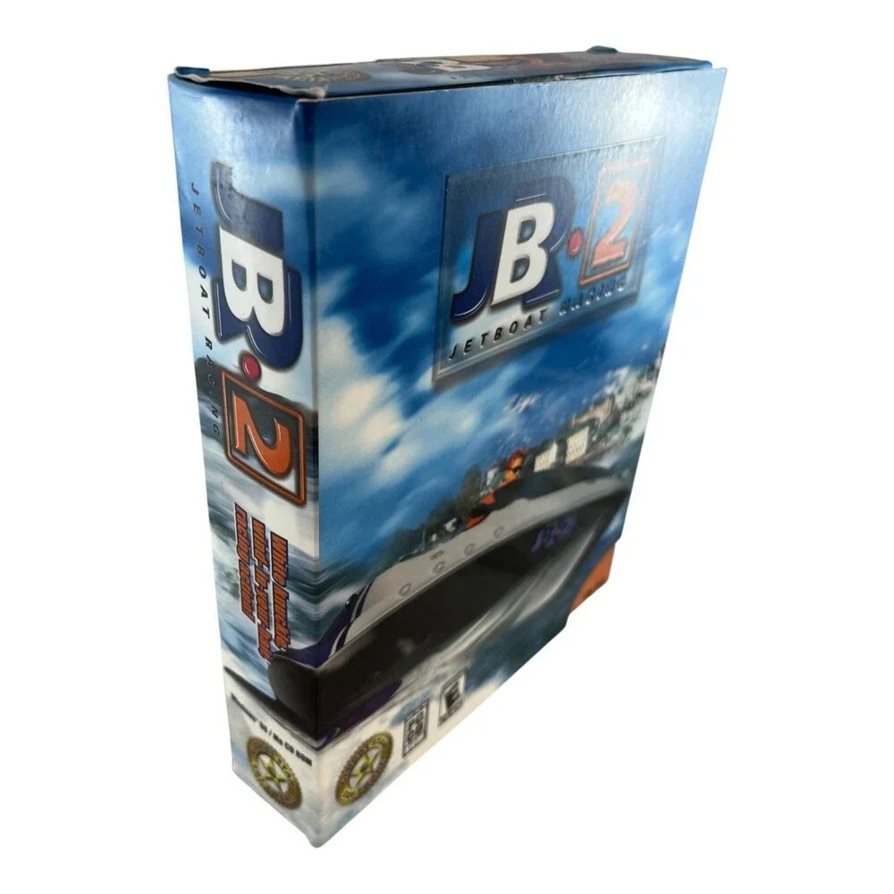 Jetboat Racing 2 PC Big Box 2001 Open Box Sealed